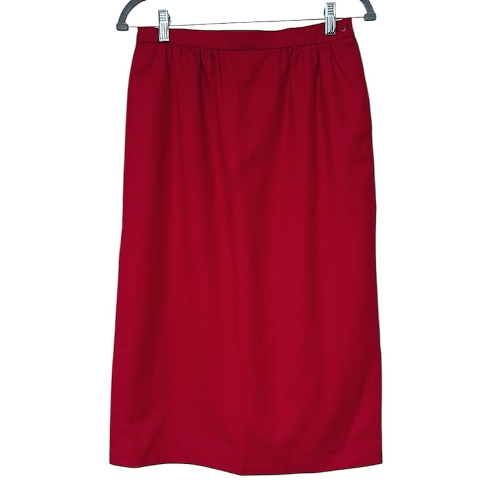 {Pendleton} Vintage 100% Virgin Wool Midi Pencil Skirt